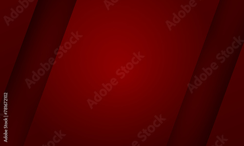 Dark red modern abstract wide banner with geometric shapes. Dark diagonal line abstract background.