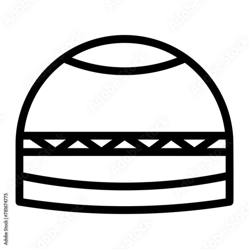 muslim cap icon