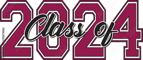 burgandy Varsity Class of 2024