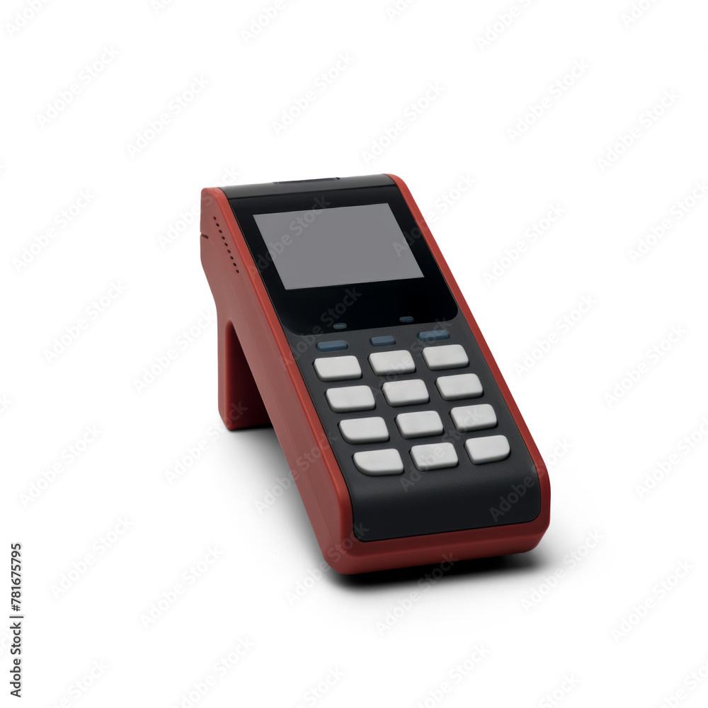 Red Card Payment Terminal Isolated