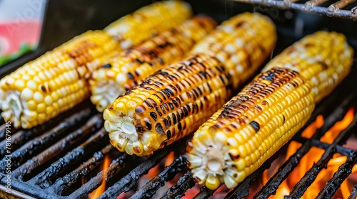 Charred Perfection: Grilled Corn Delight
