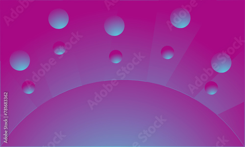 pink abstract background with circles
