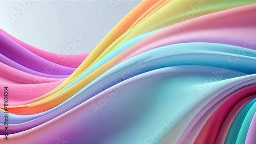 abstract colorful wave background © Tri