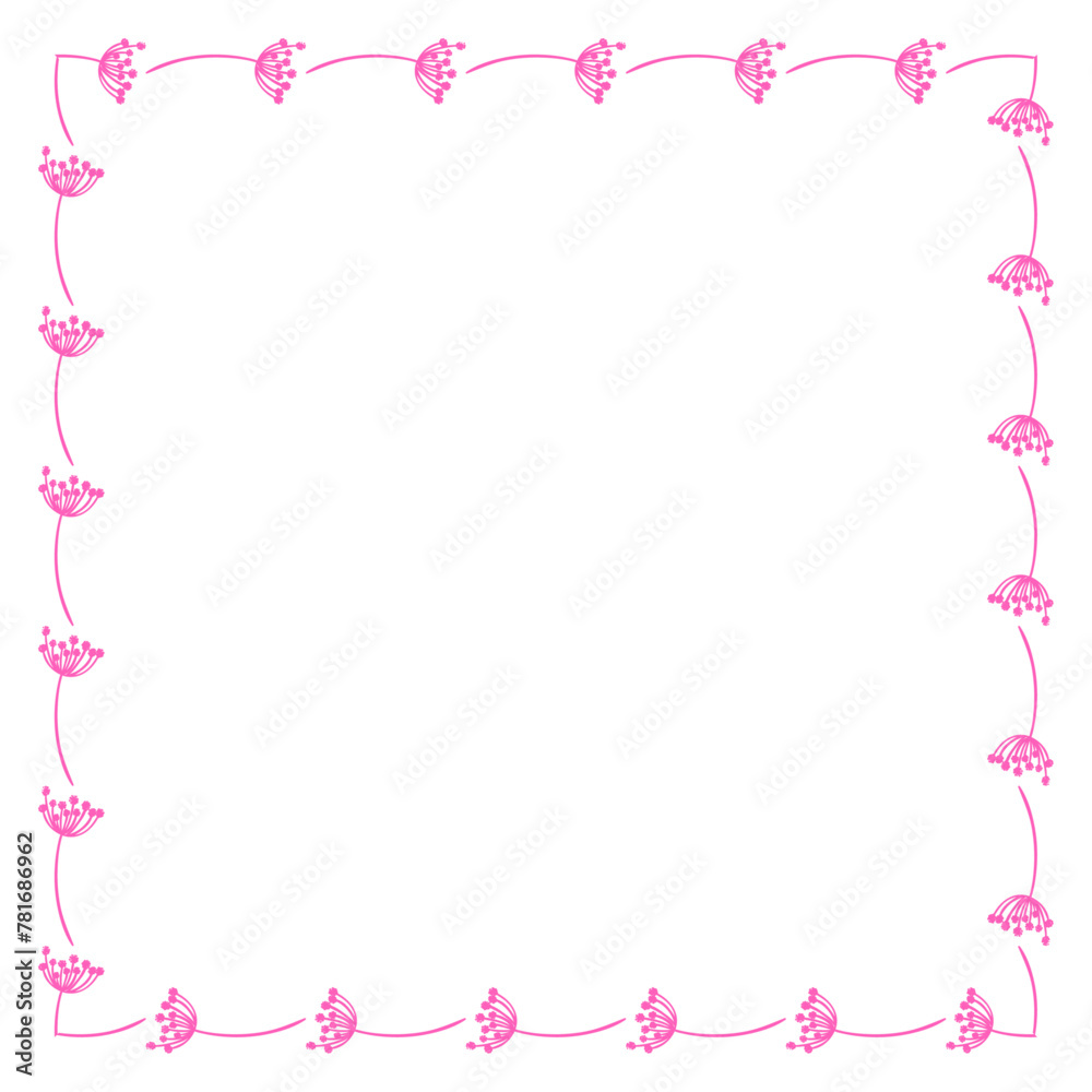 vector floral frame design template vector floral frame design template
