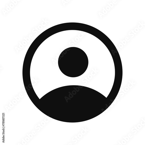 Vector profile default icon vector design template