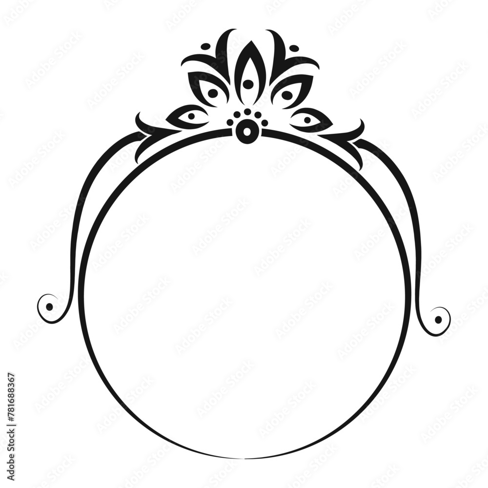vector hand drawn doodle frame on white vector hand drawn doodle frame on white