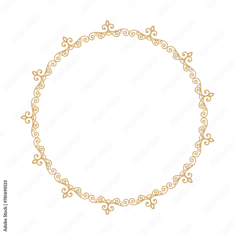vector hand drawn ornamental frame on white background vector hand drawn ornamental frame on white background