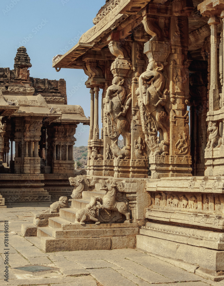 The Vittala Temple is the epicenter of Hampi attractions, the most extravagant architectural landmark of Hampi.