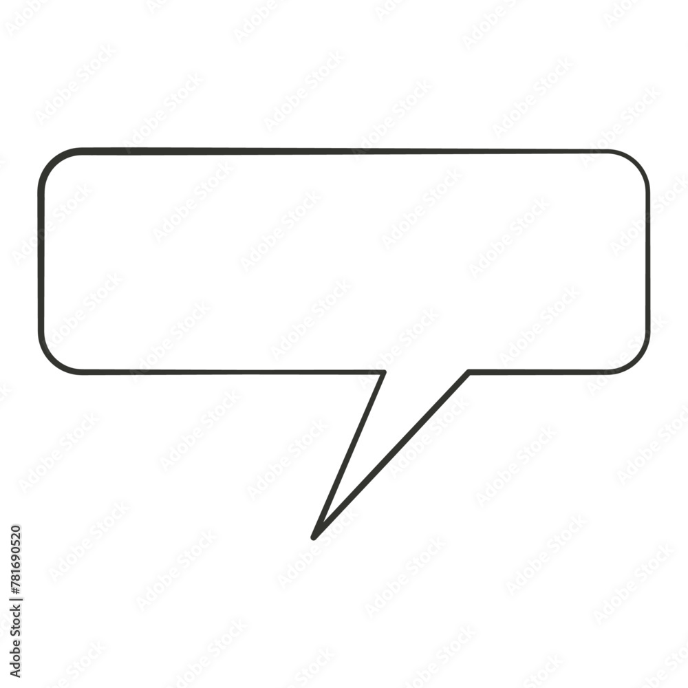 vector hand drawn speech bubble doodle illustration vector hand drawn speech bubble doodle illustration