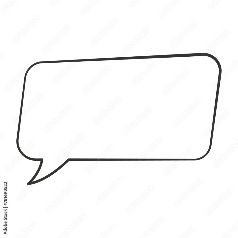 vector hand drawn speech bubble doodle illustration vector hand drawn speech bubble doodle illustration