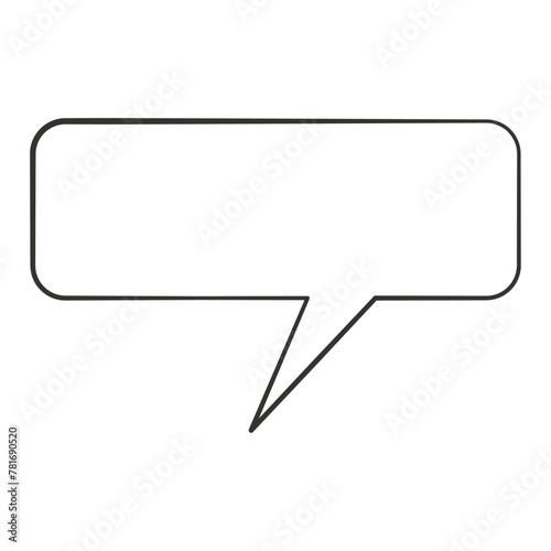 Wallpaper Mural vector hand drawn speech bubble doodle illustration Torontodigital.ca