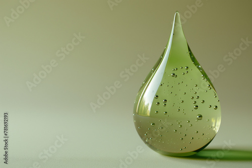 water drop on leaf