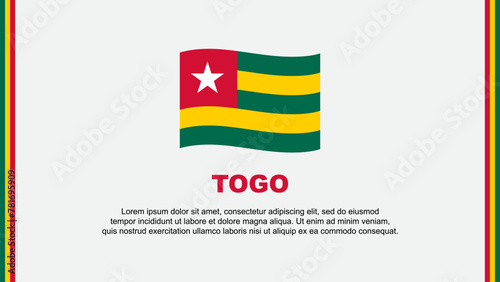 Free Download Togo Flag Abstract Background Design Template. Togo Independence Day Banner Social Media Vector Illustration. Togo Cartoon - GFXLoad