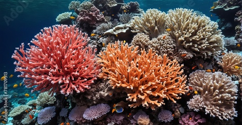 coral reef in sea © Юлия Жигирь