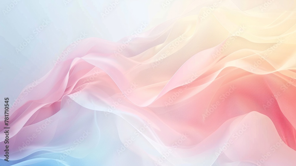 Obraz premium colorful abstract soft dynamic background illustration generative ai