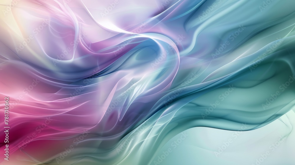 colorful abstract soft dynamic background illustration generative ai