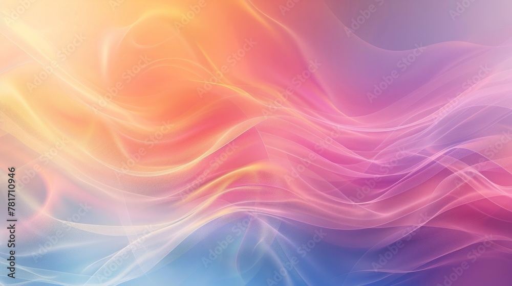 Obraz premium colorful abstract soft dynamic background illustration generative ai