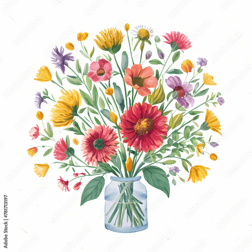 bouquet of flowers, bouquet of wild flowers bouquet of flowers, bouquet of wild flowers