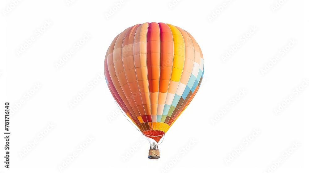 Fototapeta premium hot air balloon isolated on white background