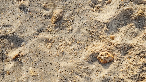Giraffes and sand with small animal print © 2rogan