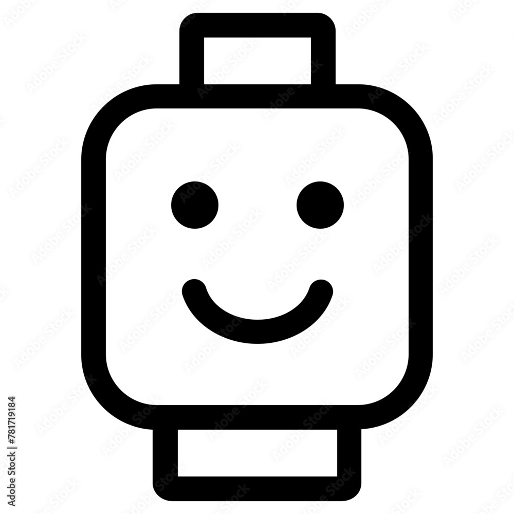 Naklejka premium lego icon, simple vector design