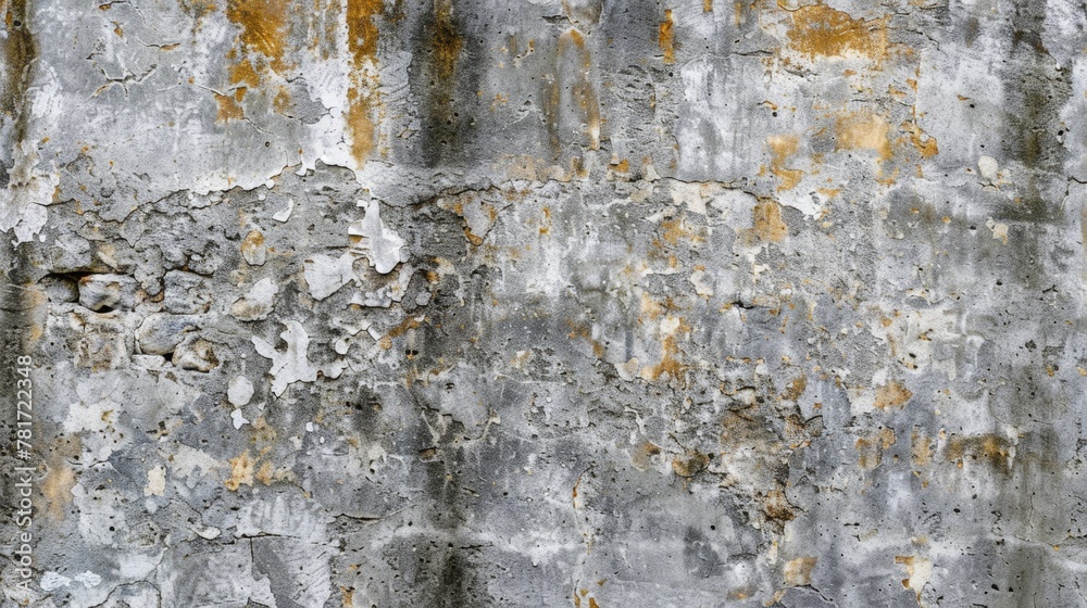 Obraz premium Concrete wall with fire hydrant