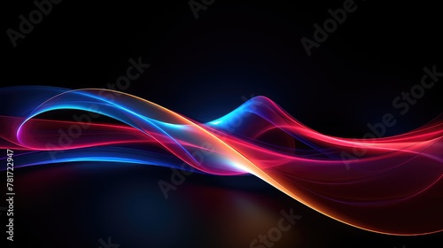 colorful neon flow dynamic background