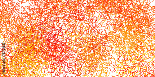 Light orange vector backdrop with curves.