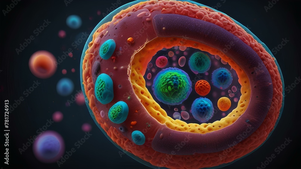 Microscopic World: Virus and Pathogenic Cells