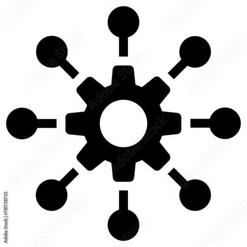 engineering icon, simple vector design