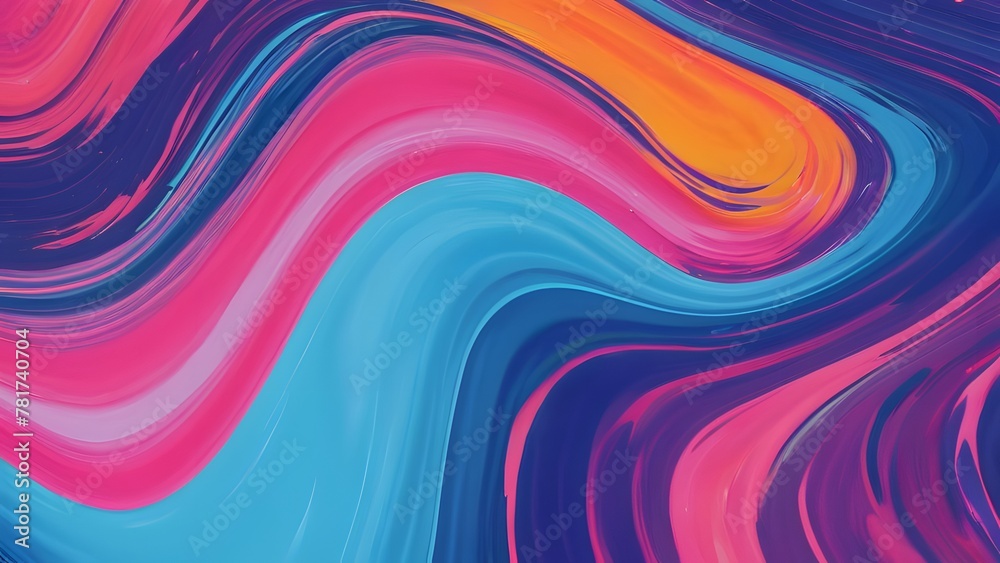 Colorful wave pattern in abstract backdrop Colorful wave pattern in abstract backdrop