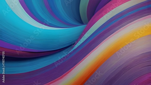 Vibrant abstract wave background illustration