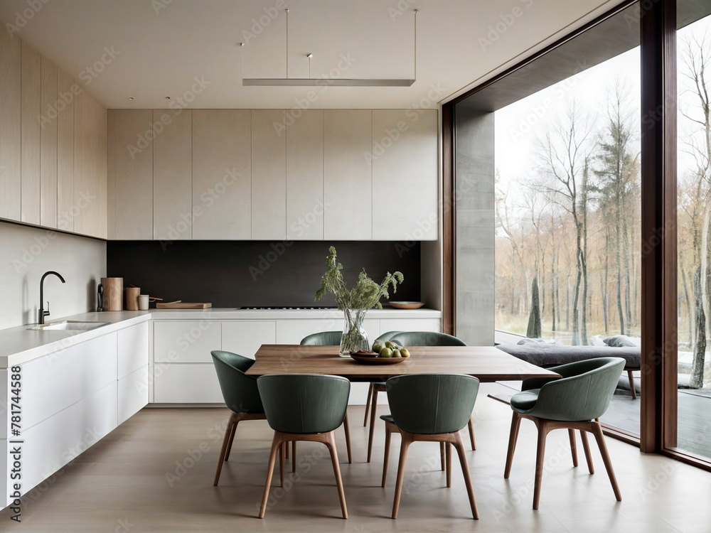 modern kitchen interior