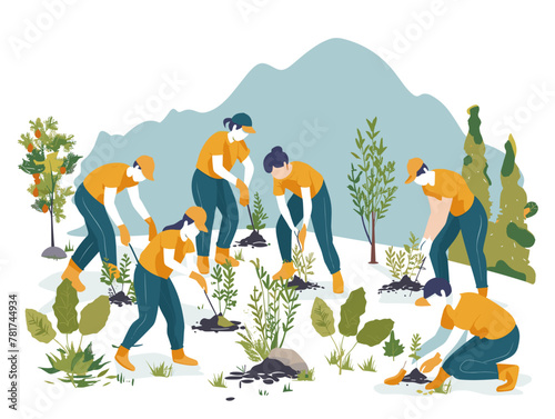 Community Collaboration: Restoring Nature's Balance: Reforestation by Volunteers
