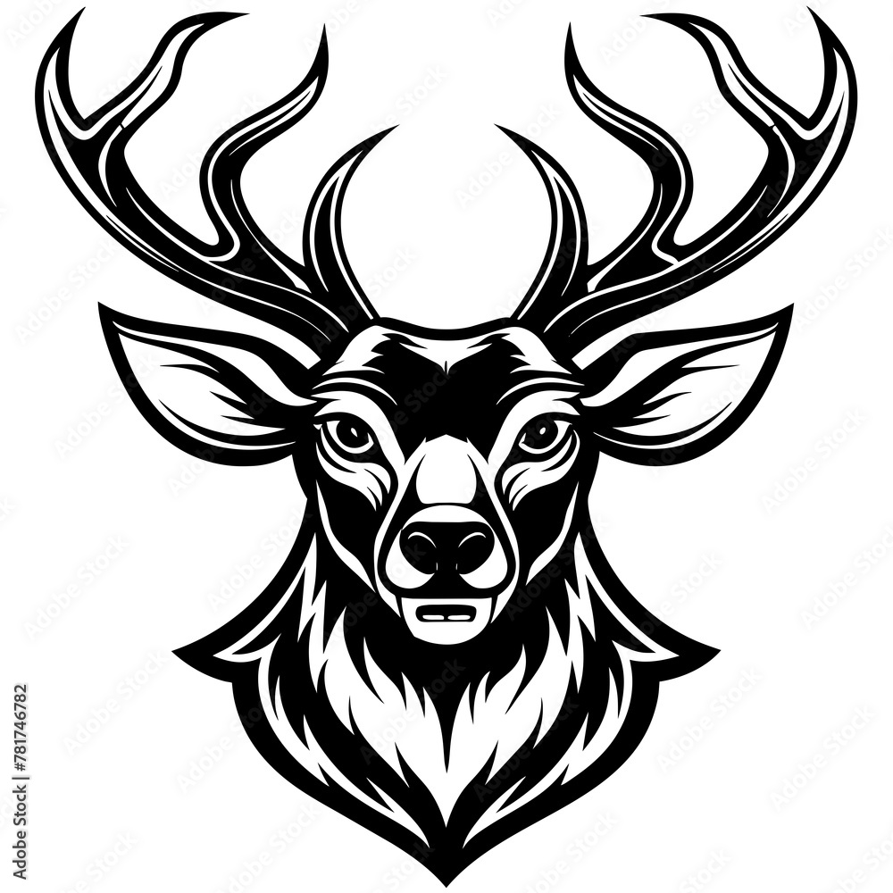 head of a deer mascot,deer silhouette,vector,icon,svg,characters,Holiday t shirt,black deer face drawn trendy logo Vector illustration,deer on a white background,eps,png head of a deer mascot,deer silhouette,vector,icon,svg,characters,Holiday t shirt,black deer face drawn trendy logo Vector illustration,deer on a white background,eps,png