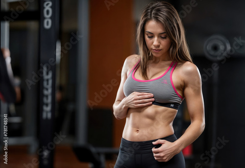 Fitness Beauty Woman at the Gym