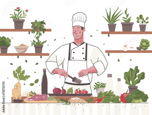 Vibrant Culinary Canvas: A Chef's Symphony of Sustainable Delights