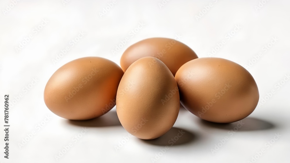 Freshly laid eggs ready to crack open Freshly laid eggs ready to crack open