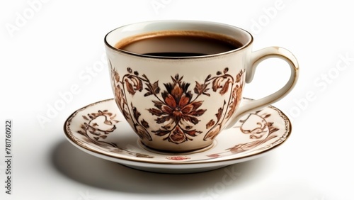  Elegant coffee cup and saucer perfect for a cozy morning
