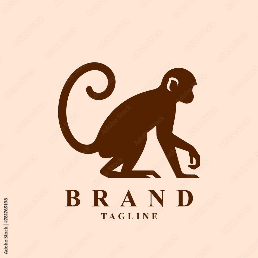 Obraz premium Monkey logo