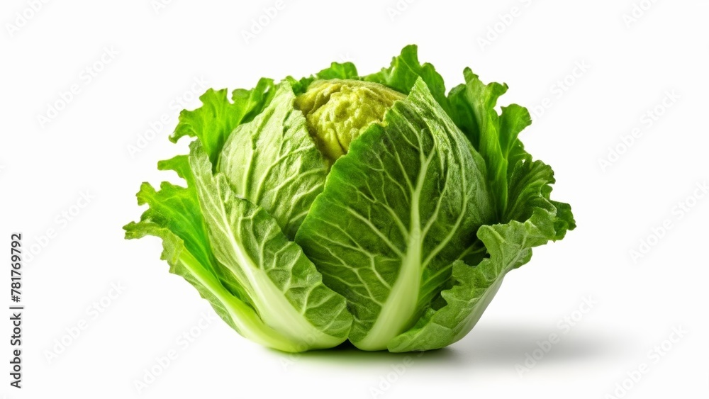 Fresh and vibrant green lettuce Fresh and vibrant green lettuce