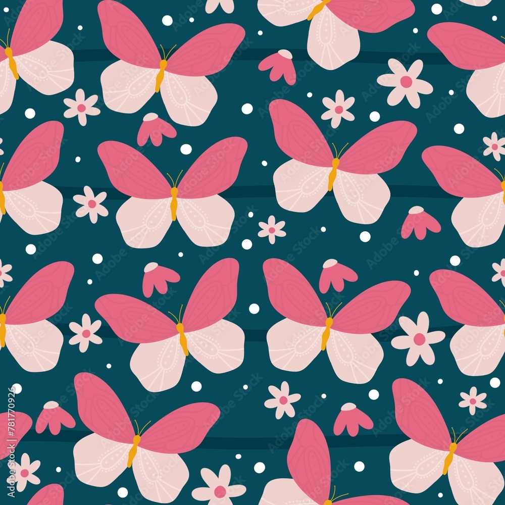 seamless pattern with butterflies seamless pattern with butterflies