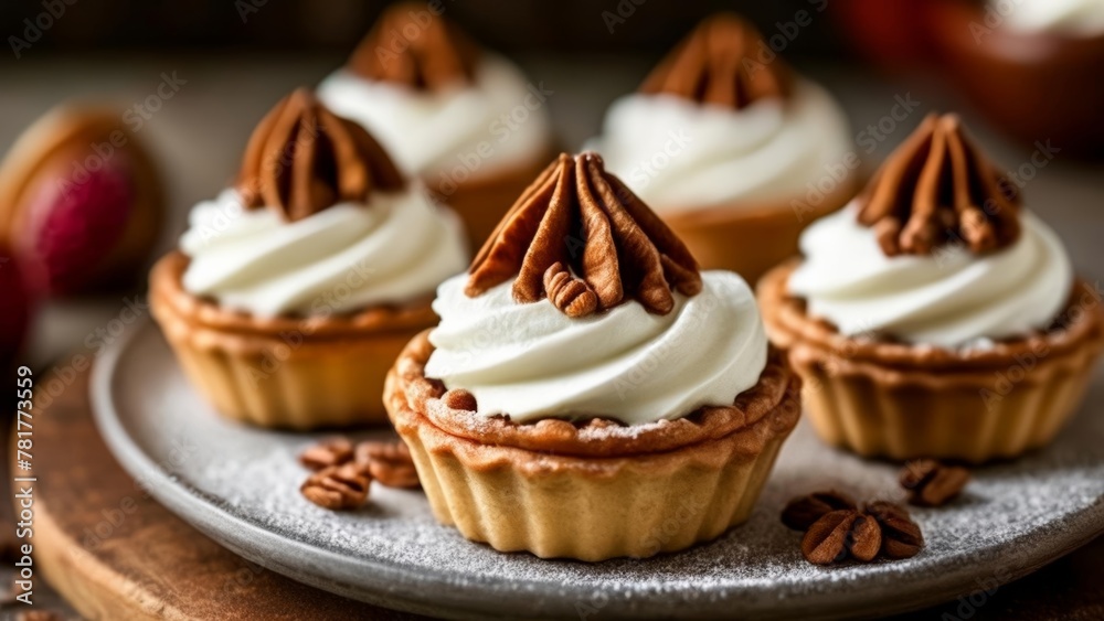 Deliciously baked frosted and topped with a twist of elegance Deliciously baked frosted and topped with a twist of elegance