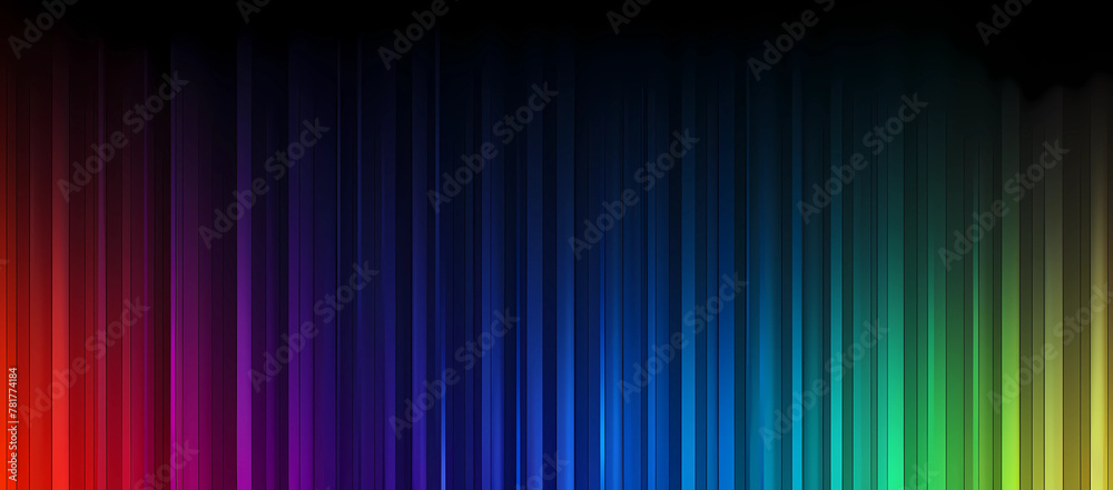 Black background with rainbow color gradient