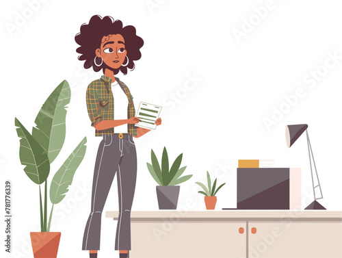 Business Owner Deposits Check for Organized Financial Management