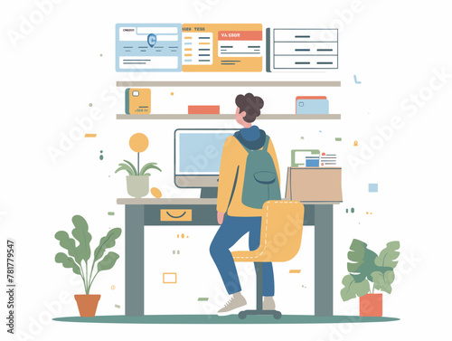 Animated Illustration: Comparing Credit Card Options for a Financially Savvy Customer