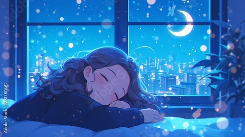 a girl's sweet sleep