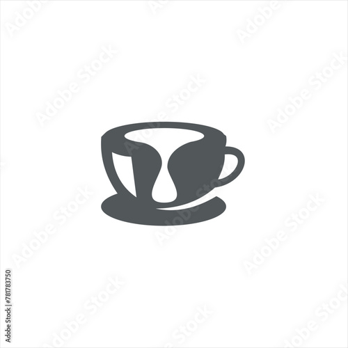 The logo idea is a cup of coffee. The meaning of the logo depicts a calm atmosphere while drinking coffee. This logo is very suitable for cafes, coffee shops, and various industries related to coffee 