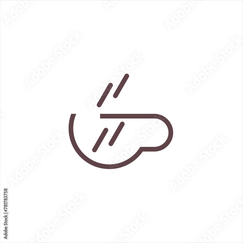 The logo idea is a cup of coffee. The meaning of the logo depicts a calm atmosphere while drinking coffee. This logo is very suitable for cafes, coffee shops, and various industries related to coffee 