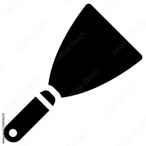 construction spatula icon, simple vector design